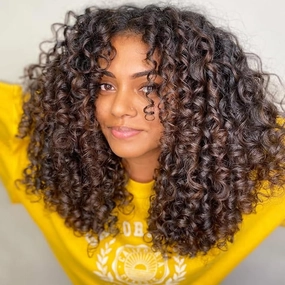 Curly Crochet Hair 14 Inch GoGo Curl Crochet Hair for Women Short Beach Curl Water Wave Crochet Braids for Women 7 Packs Curly Braiding Hair for Boho Braids (14 Inch, 1B/30)