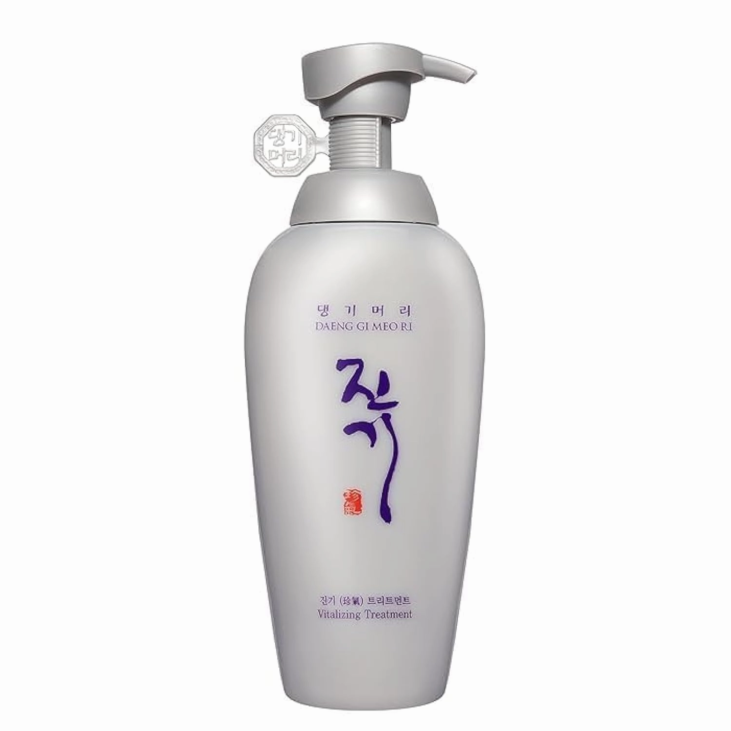 Daeng Gi Meo Ri - Jin Gi Vitalizing Hair Treatment (500ml) - Korean Herbal Nourishment, Frizz Control, Split End Repair, Glossy Shine, Ideal for All Hair Types, package may vary.