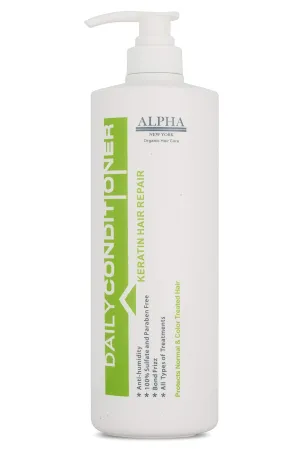 Daily Conditioner keratin hair repair 500ml anti humidity 100% sulfate Free