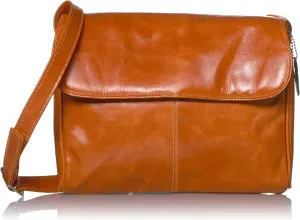 David King & Co. Florentine Flap Front Handbag 3522 Cherry, Honey, One Size