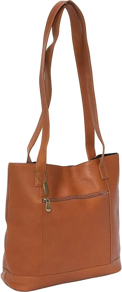 David King & Co. Shopper with Front Zip Pocket 1065, Tan, One Size