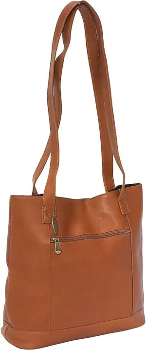 David King & Co. Shopper with Front Zip Pocket 1065, Tan, One Size