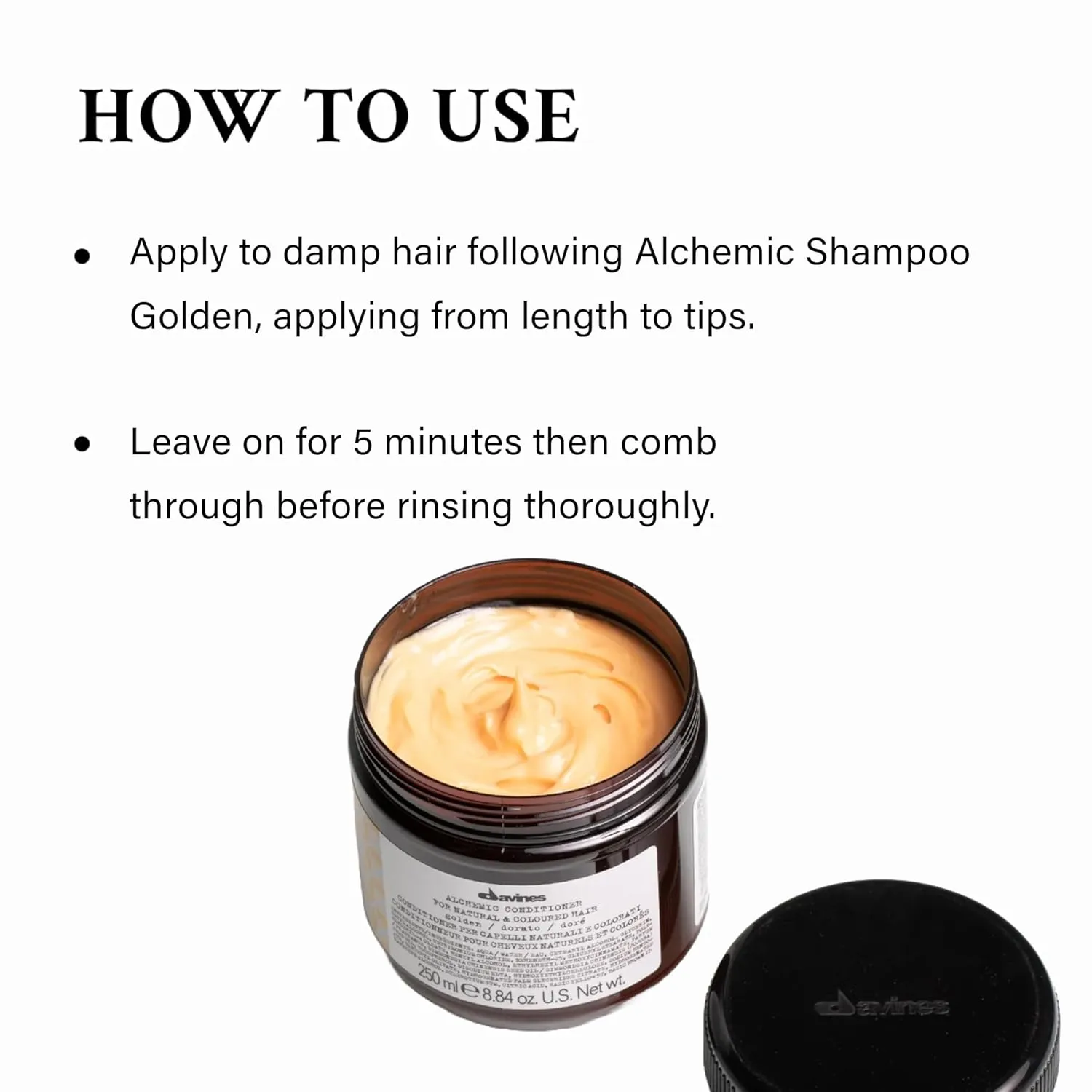 Davines Alchemic Conditioner, Color-Safe Nourishment To Illuminate And Enhance Color Treated Hair, Various Shades, 8.8 oz.
