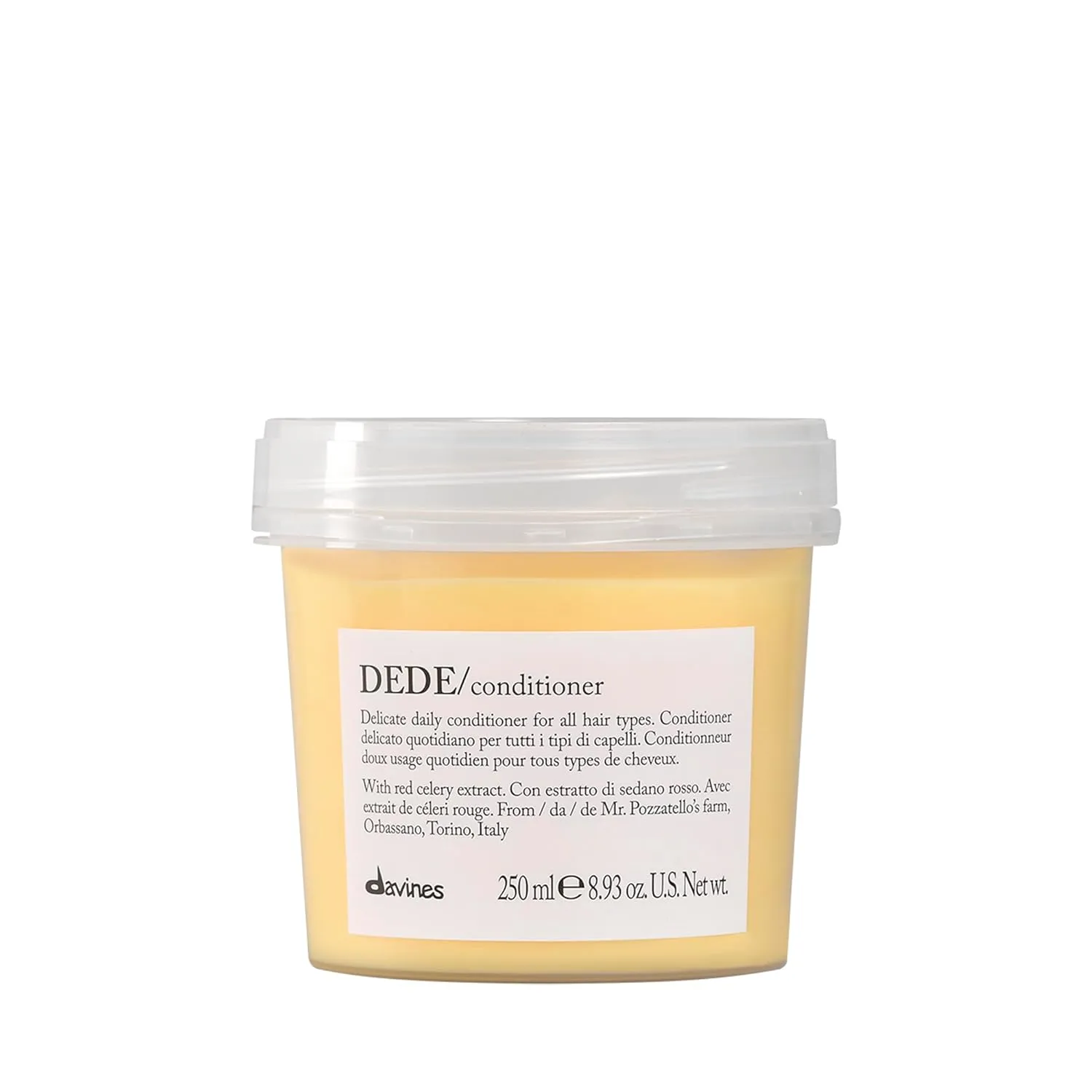 Davines DEDE Conditioner, Daily Lightweight Moisturizing Formulation For Normal And Fine Hair