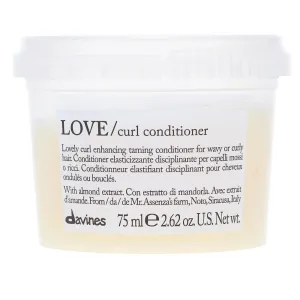 Davines LOVE Curl Conditioner, Enhance and Control Curly and Wavy Hair, Weightless Volume and Softness