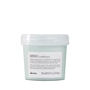 Davines MINU Conditioner, Protect And Condition Color Treated Hair, Add Shine And Detangle