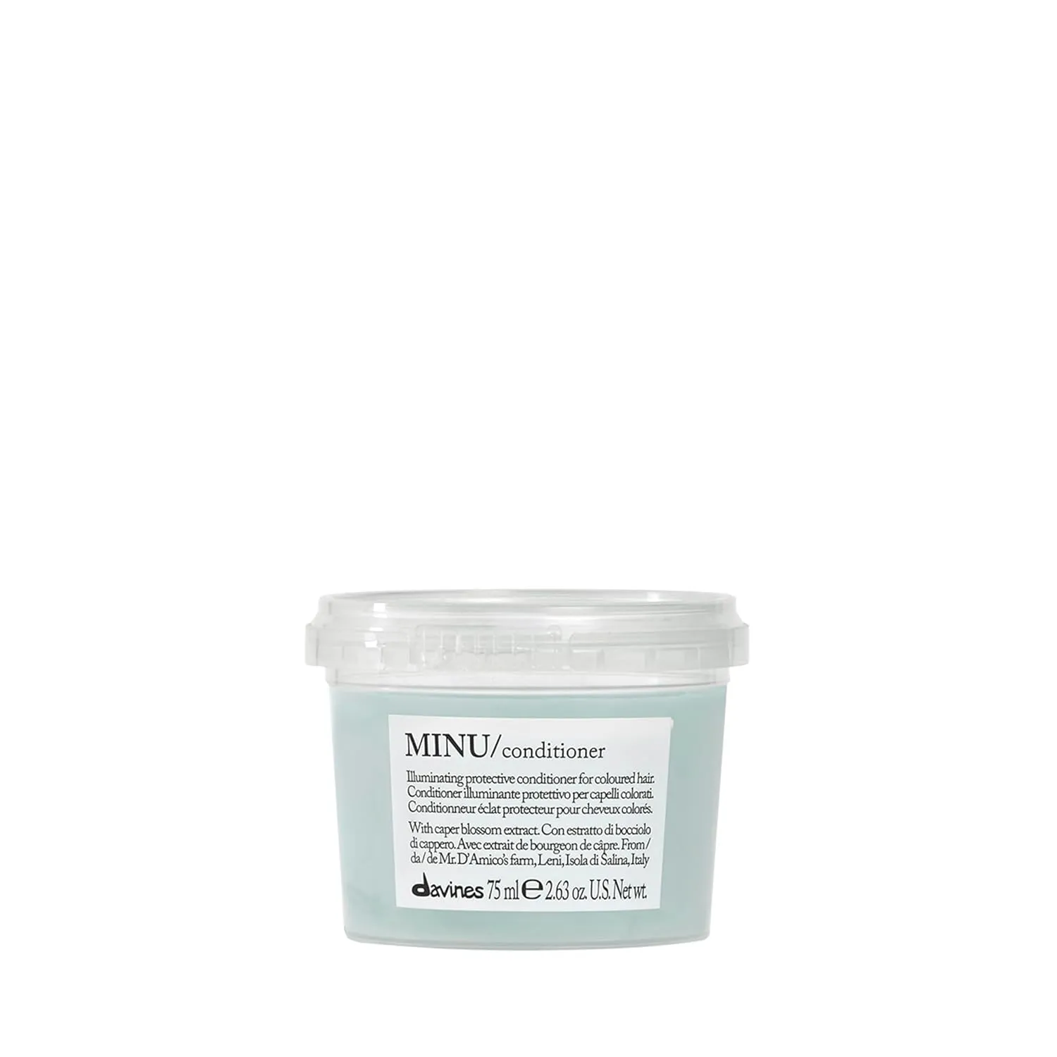 Davines MINU Conditioner, Protect And Condition Color Treated Hair, Add Shine And Detangle