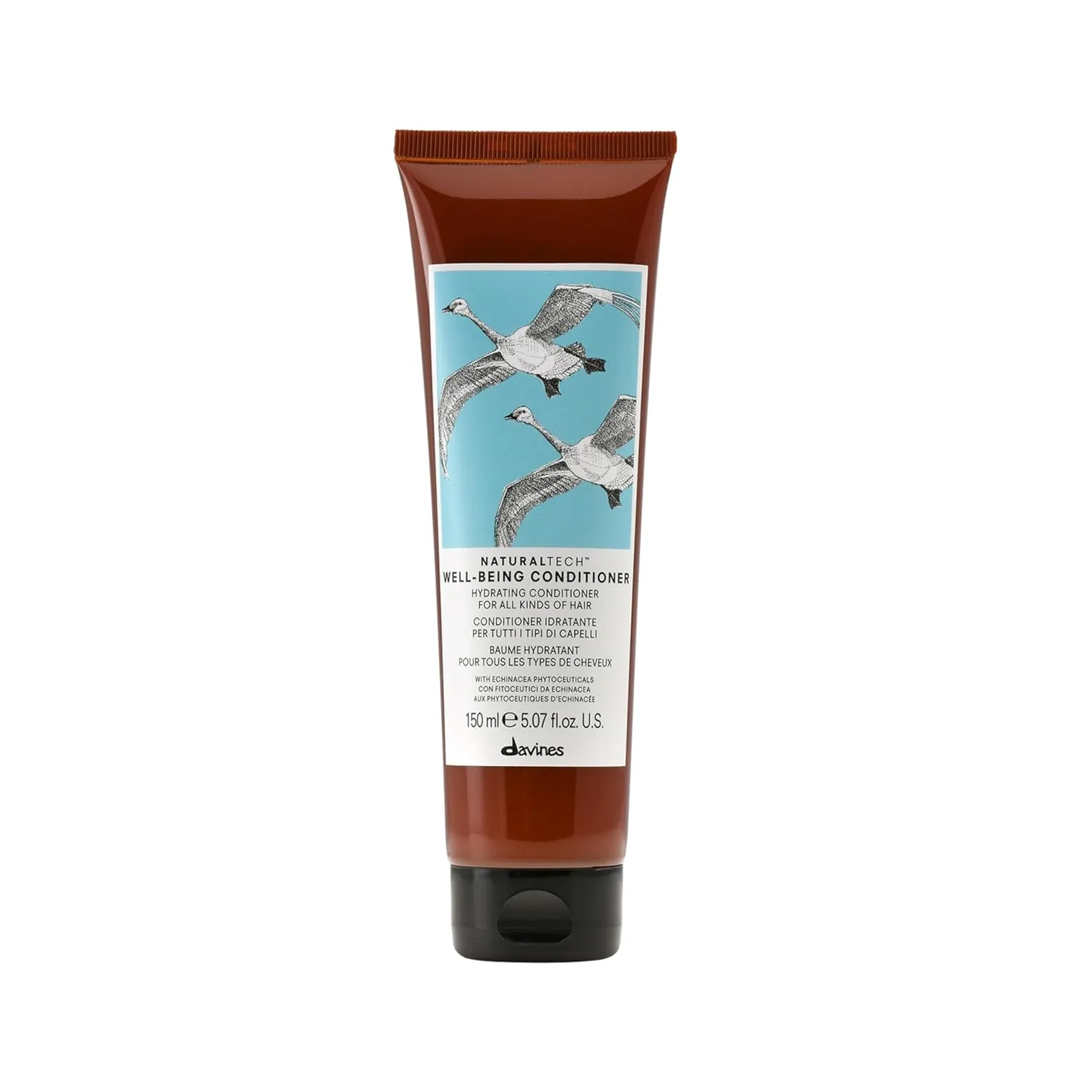 Davines Naturaltech WELLBEING Conditioner, Detangle While Adding Moisture And Shine, Leave Hair Easy To Style, 5.07 fl. oz.