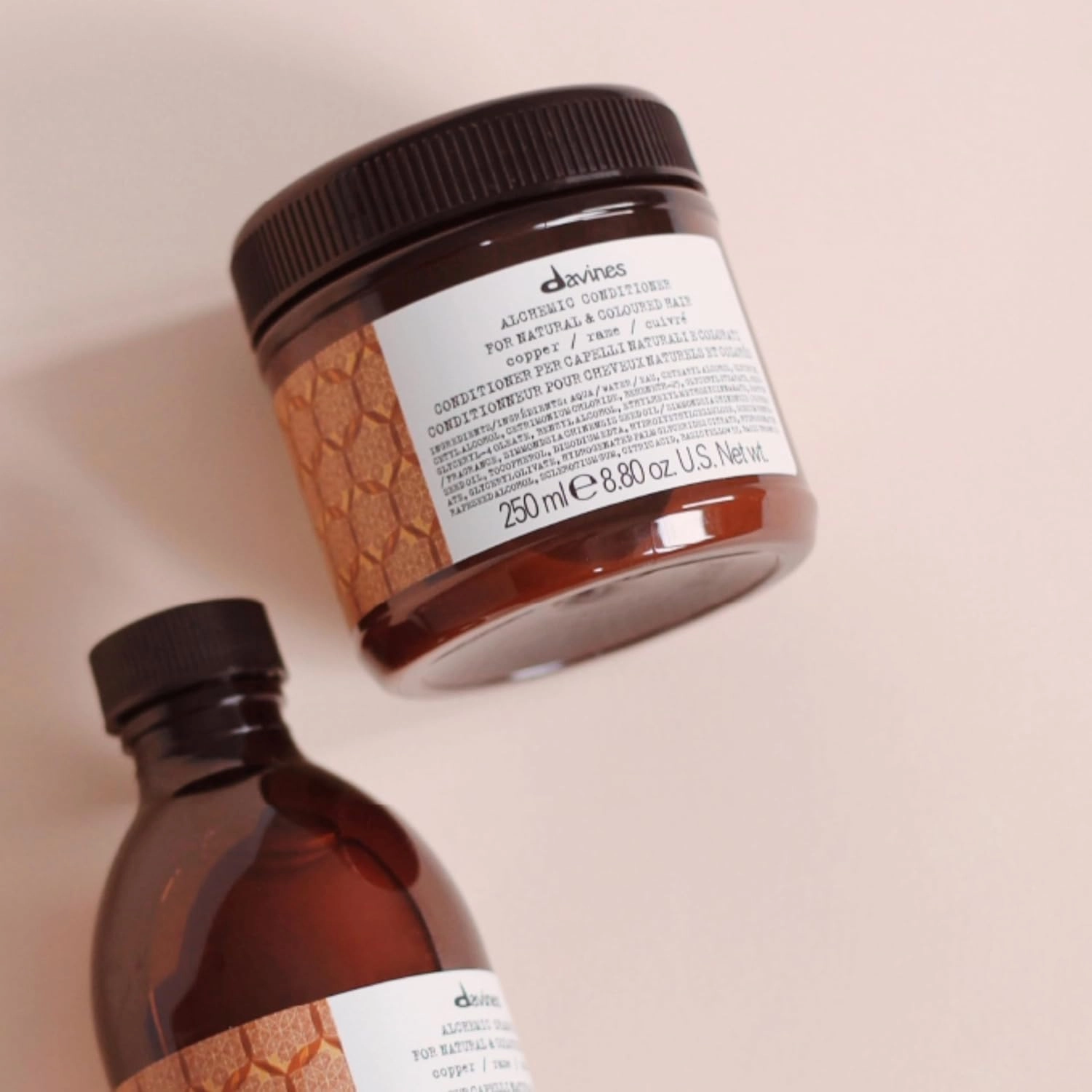 Davines Alchemic Conditioner, Color-Safe Nourishment To Illuminate And Enhance Color Treated Hair, Various Shades, 8.8 oz.