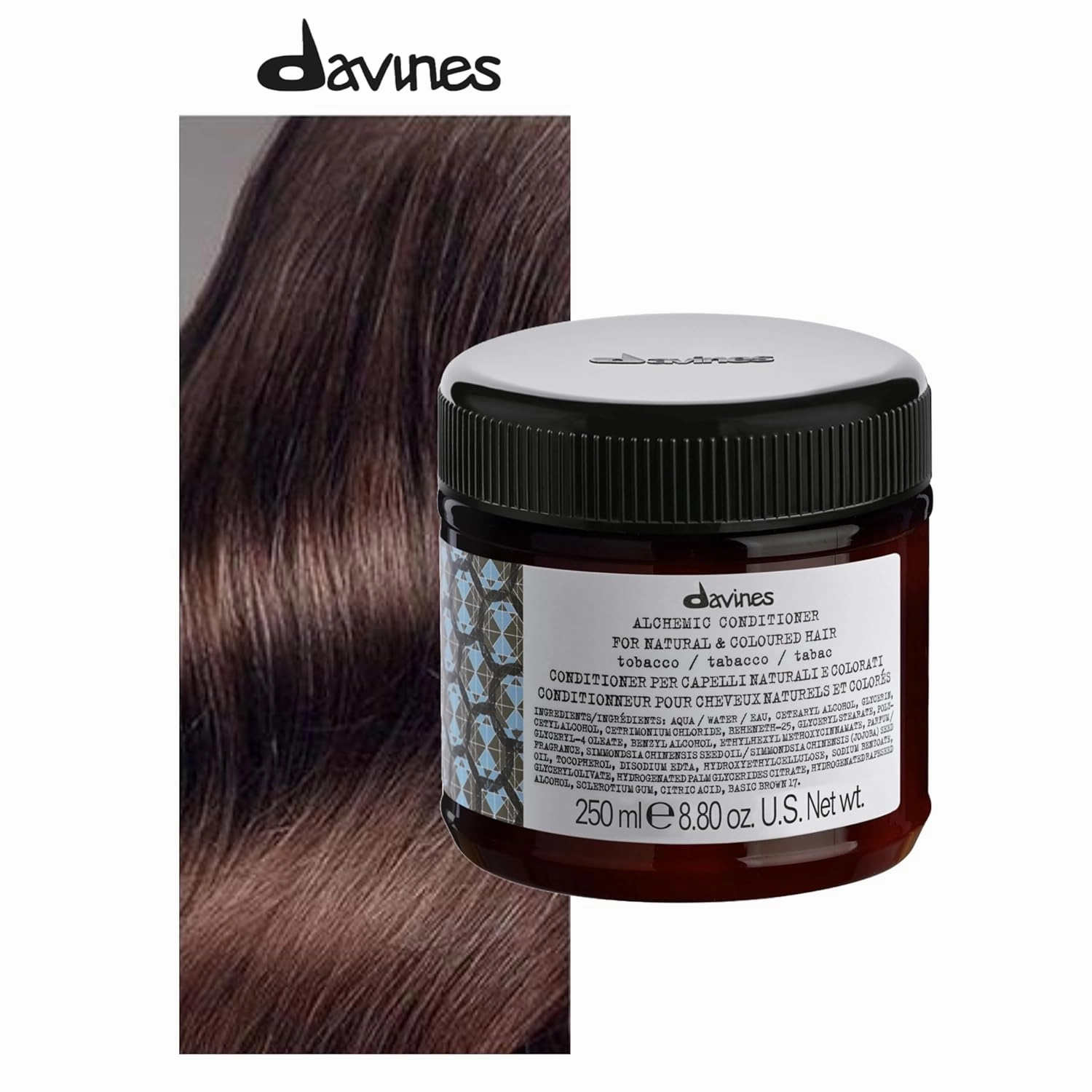 Davines Alchemic Conditioner, Color-Safe Nourishment To Illuminate And Enhance Color Treated Hair, Various Shades, 8.8 oz.