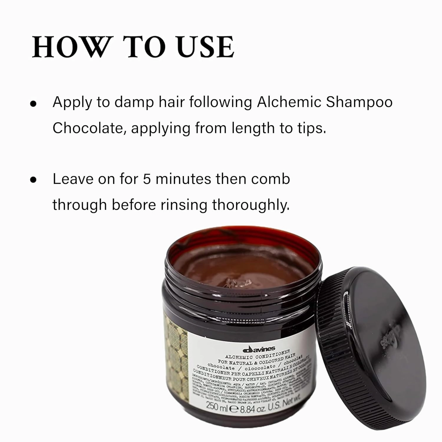 Davines Alchemic Conditioner, Color-Safe Nourishment To Illuminate And Enhance Color Treated Hair, Various Shades, 8.8 oz.