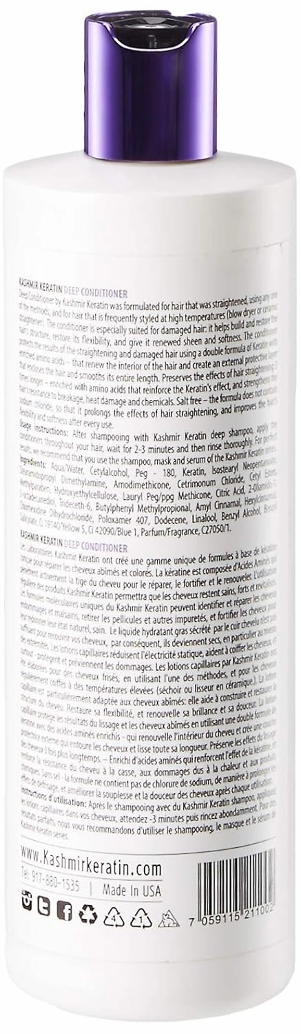 Deep Conditioner For Oily And Damaged Hair Sulfate And Paraben FREE NEW PRESENTATION (16 Fl Oz.)