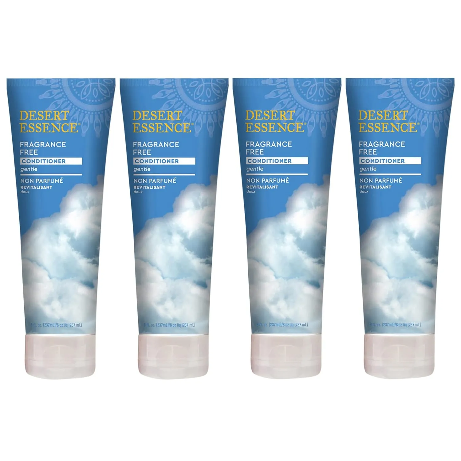 Desert Essence Conditioner, Fragrance-Free, Pack of 4