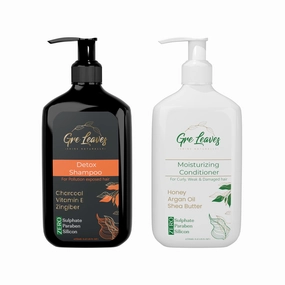 Detox Shampoo   Moisturizing Conditioner Bundle