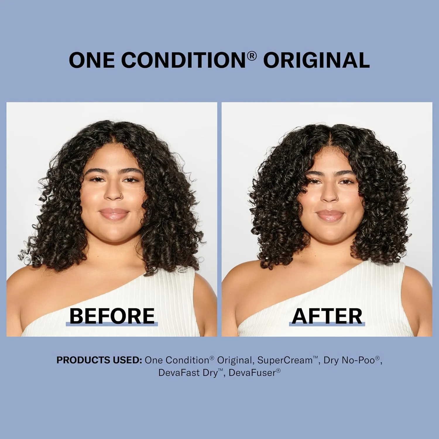 DevaCurl One Condition Original Rich Cream Conditioner | Control and Reduces Frizz | Fights Tangles | Leaves Curls Nourished