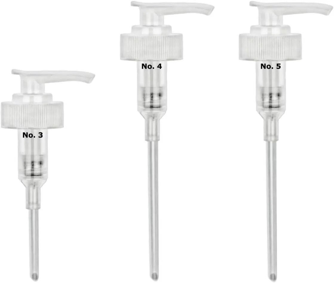Dispenser Pumps Compatible with Olaplex No. 4 Shampoo and No. 5 Conditioner 8.5 oz, 250 ml Size Bottles, and 1 Pump for No. 3, 3.3oz/ 100ml, Three White Pumps Only, (No.3, No.4 & No.5)