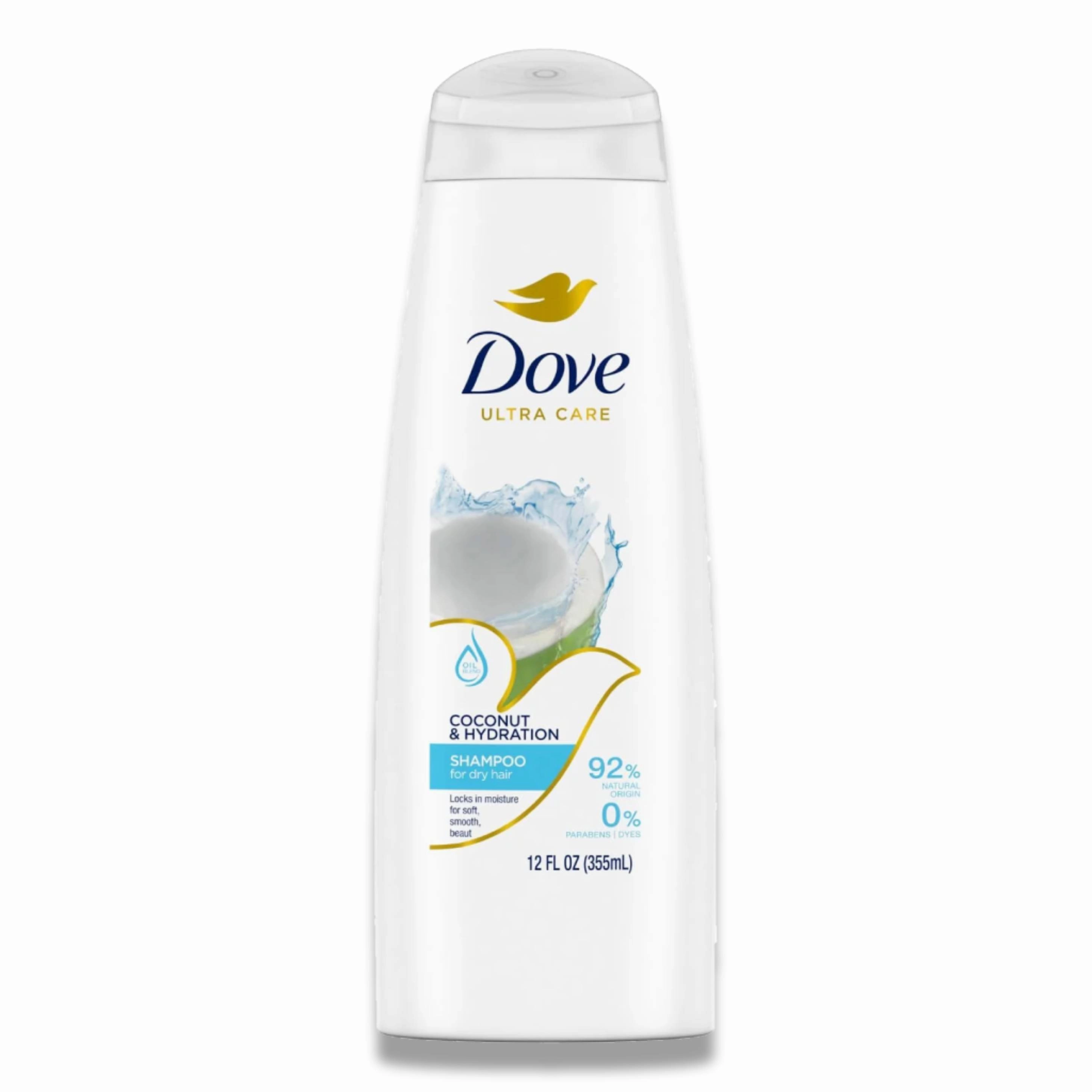 Dove - Moisturizing Shampoo for Dry Hair, Frizz Control  12 oz - 6 Pack