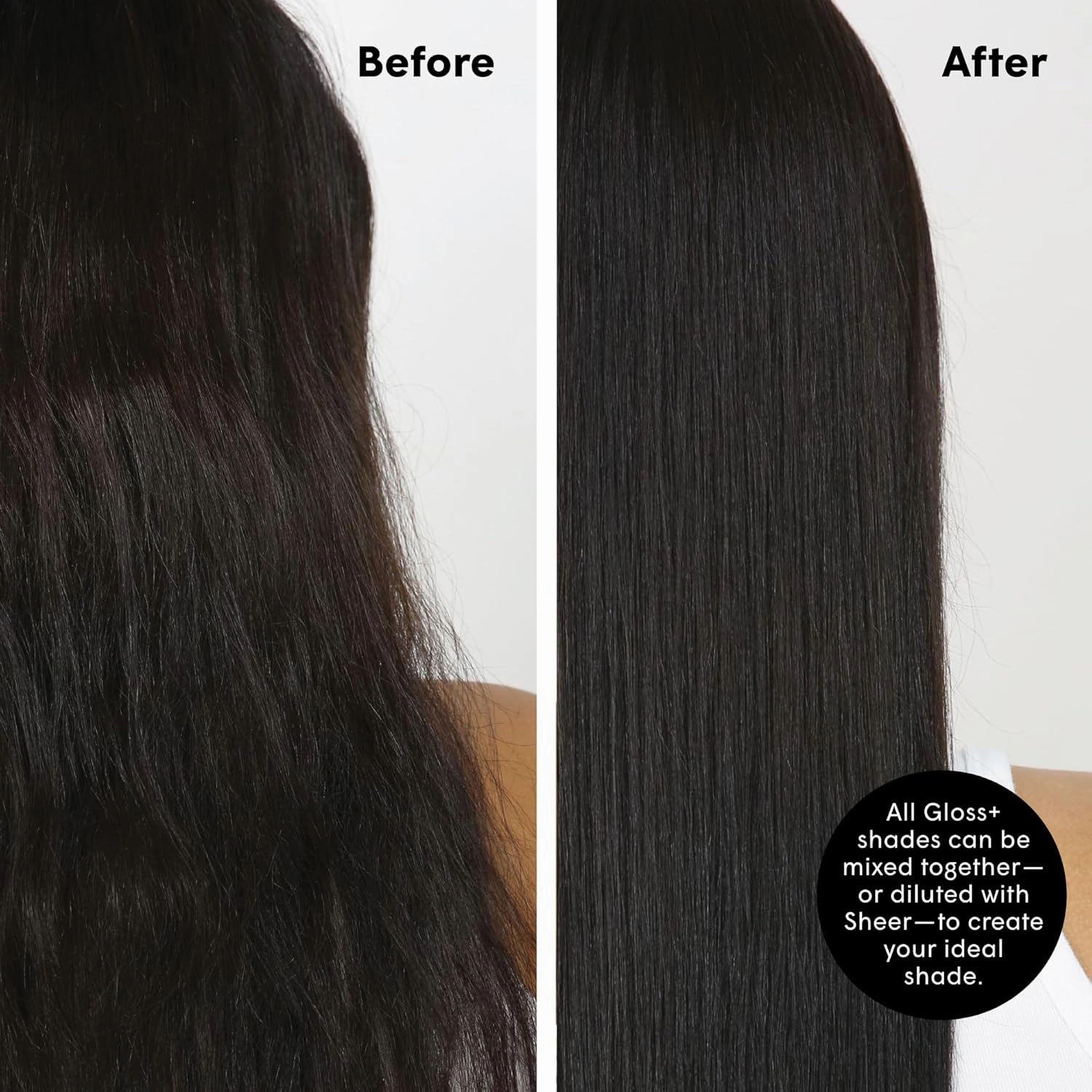 dpHUE Gloss , Black - 6.5 oz (8-12 Applications) - Semi-Permanent Hair Color & Conditioner - Lasts Up to Eight Washes - Paraben, SLS & SLES Sulfate Free - Vegan, Leaping Bunny Certified