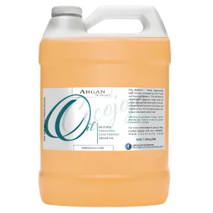 Dr Joe Lab Argan Nut Oil 1 Gallon Pure Natural Moroccan Argon Nut Unrefined Cold Pressed Extra Virgin 128 oz - for Hair Skin Body Nails and Beard - Moisturizing & Nourishing Marrakesh