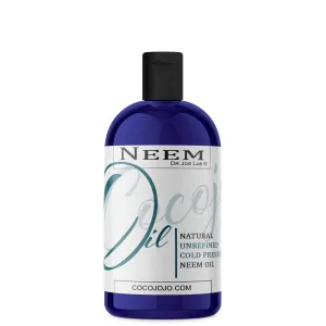 Dr Joe Lab Neem Oil 16 oz Pure Natural Cold Pressed Unrefined Extra Virgin - for Hair Skin Body Nail and Beard - Moisturizes, Soothes, Hydrates, & Nourishes
