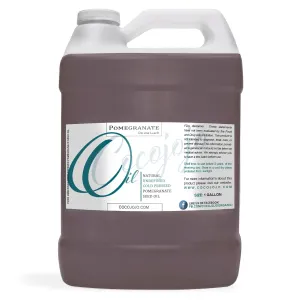 Dr Joe Lab Pomegranate Seed Oil 128 oz Pure Natural Cold Pressed Unrefined Extra Virgin 1 Gallon - for Hair Skin Body Nail and Beard - Moisturizes, Soothes, Hydrates, & Nourishes