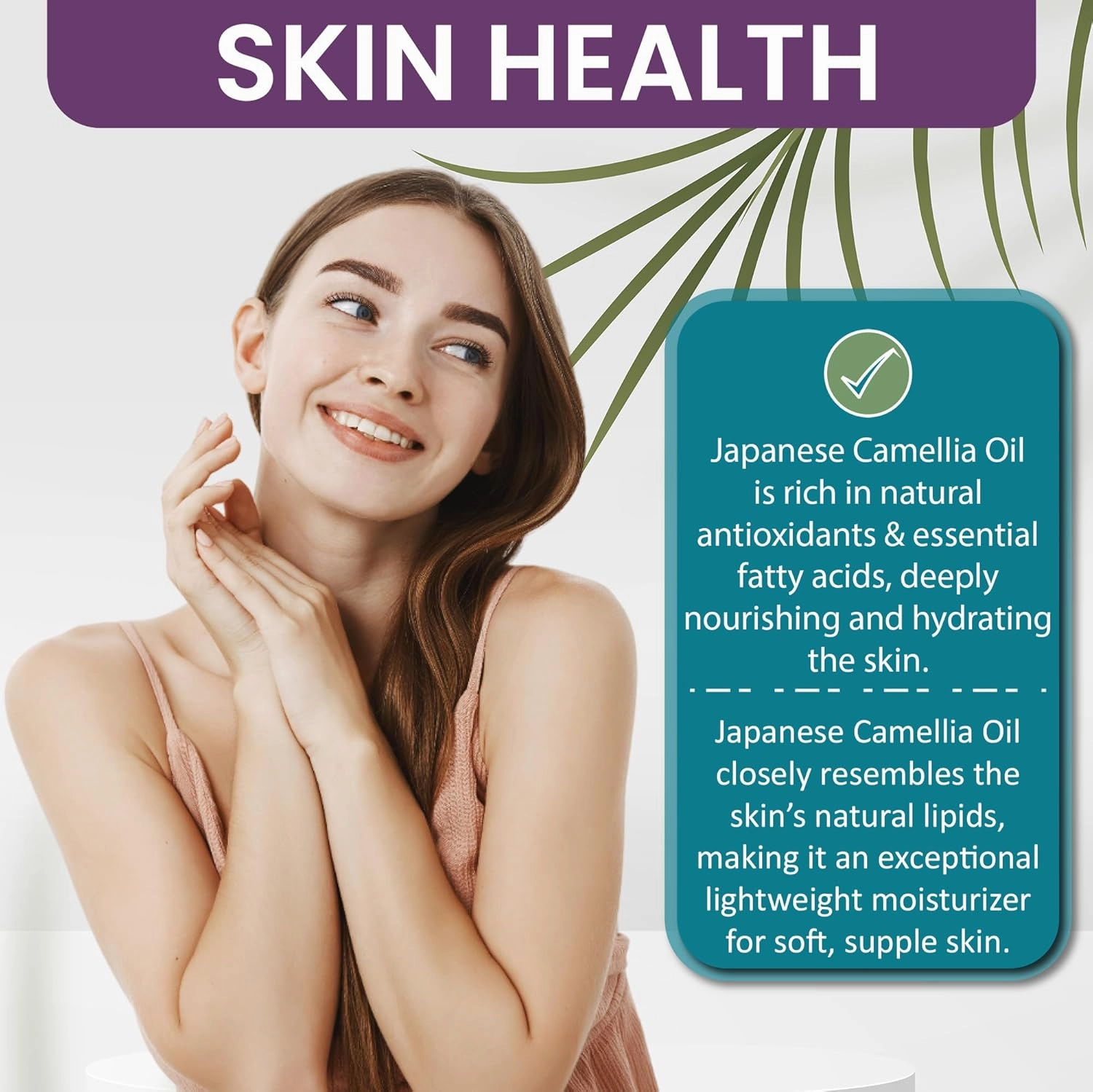 Dr Joe Lab Japanese Camellia Seed Oil - Pure, Unrefined, Cold Pressed, Non-GMO Bulk Carrier - 32 oz - for Skin, Hair, Nails, Body, Facial Hair - Hydrating Moisturizing Vegan - Packaging May Vary