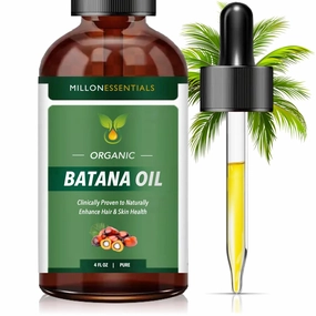 Dr Sebi Premium Organic Batana Oil for Hair Growth & Skin Wellness – Nourishing & Moisturizing Treatment from Honduras – Promotes Natural Healthy Shine for Men & Women Against Hair Loss 4oz