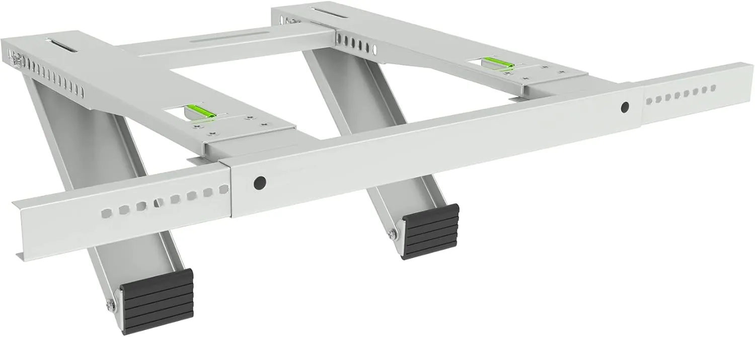 Drill-Less Window Air Conditioner Bracket, Easy to Install Window AC Mounting Support Bracket,Heavy Duty Construction,Up to 200lbs
