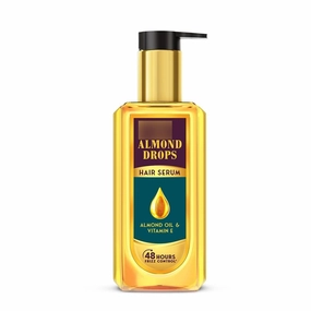 Drops Hair Serum 100 ml, Contains Almond Oil and Vitamin E Hair Serum For Dry Frizzy Hair, Nourishing