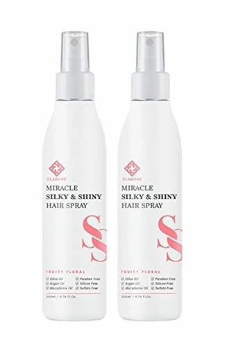 Elabore 2 Pack Miracle Silky & Shiny Hair Spray 200ml / 6.76fl.oz
