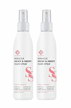 Elabore 2 Pack Miracle Silky & Shiny Hair Spray 200ml / 6.76fl.oz