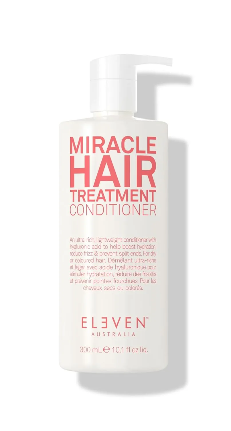 ELEVEN AUSTRALIA Miracle Hair Treatment Conditioner Infused With Hyaluronic Acid to Help Boost Hydration, Reduce Frizz & Prevent Split Ends