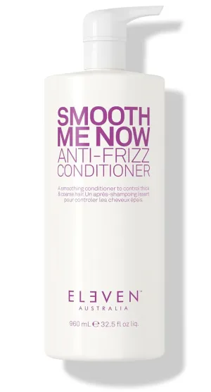 ELEVEN AUSTRALIA Smooth Me Now Anti-Frizz Conditioner - Hydrating Formula for Dry, Frizzy Hair, Reduces Flyaways, Enhances Smoothness, Sulfate & Paraben Free