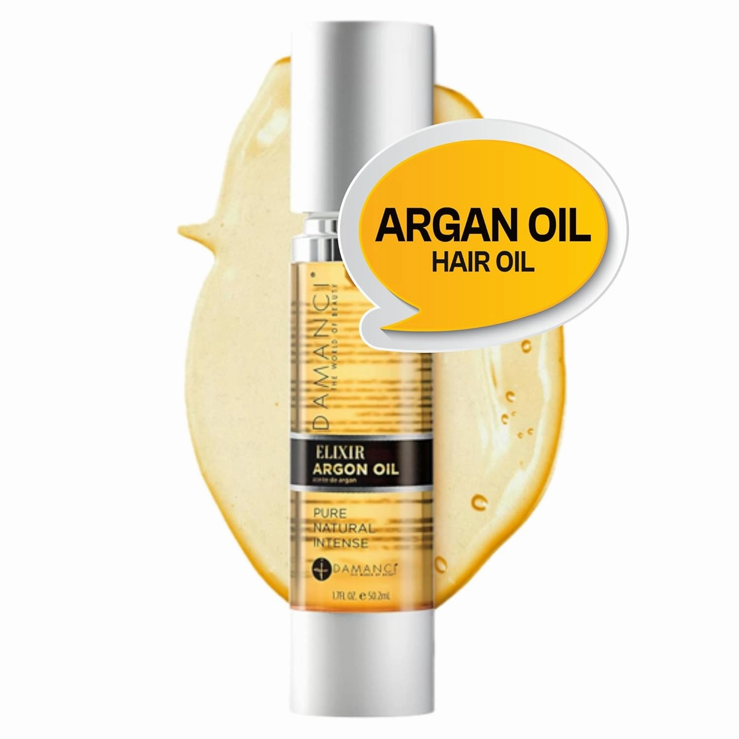 Elixir Argan Oil - Premium Quality Argon Oil for Hair - Gotas para el Cabello - Aceite Para el Cabello - Split End Repair Argon Oil for Hair Treatment (1.7 oz)