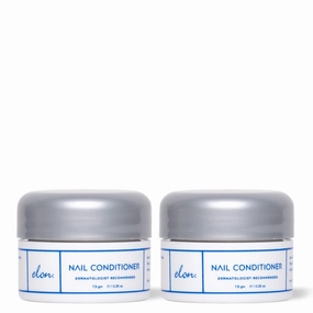 Elon Lanolin-Rich Nail Strengthener,Conditions Nails & Protects Cuticles, Recommended by Dermatologists & Podiatrists 2 Pack (7.5g jar)