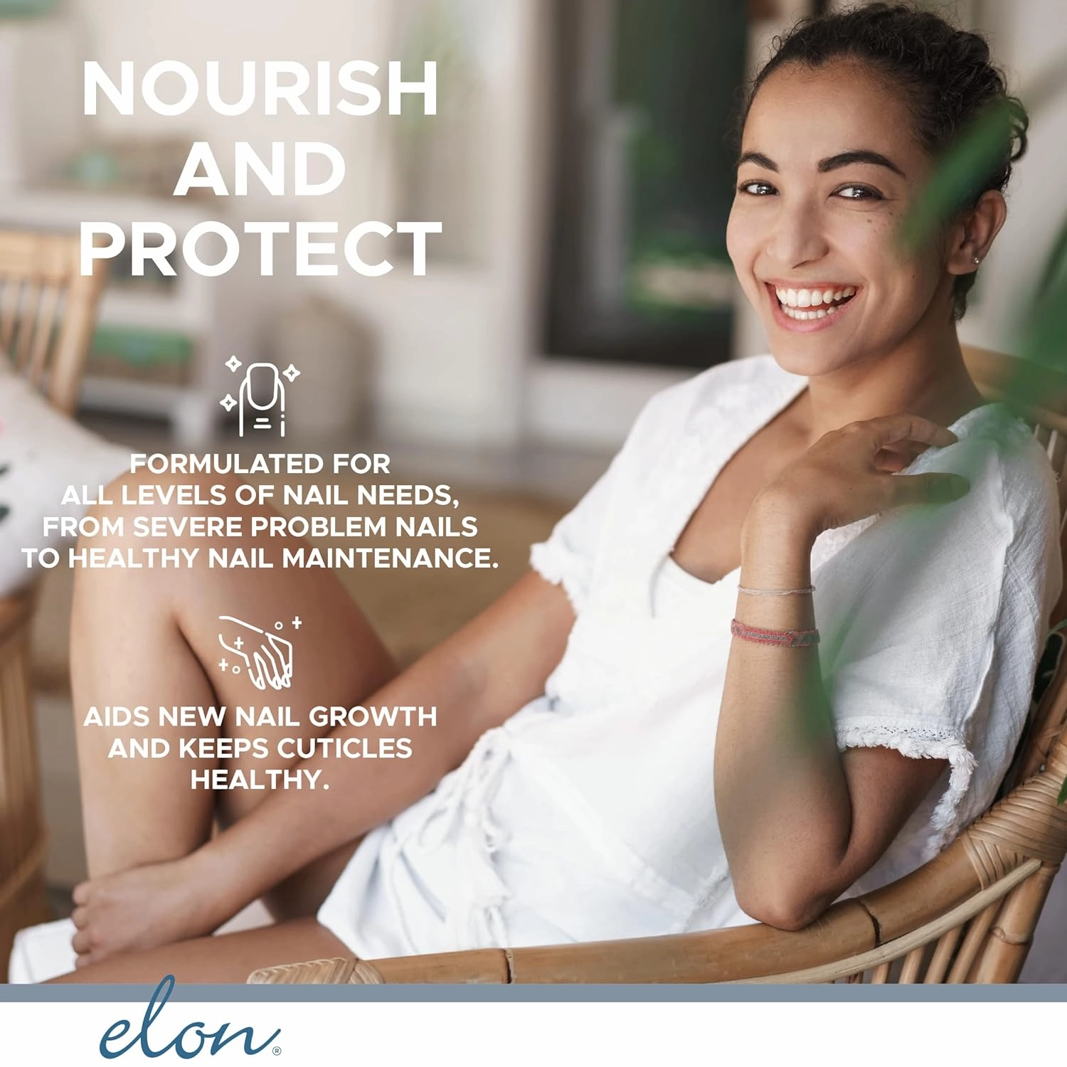 Elon Lanolin-Rich Nail Strengthener,Conditions Nails & Protects Cuticles, Recommended by Dermatologists & Podiatrists 2 Pack (7.5g jar)