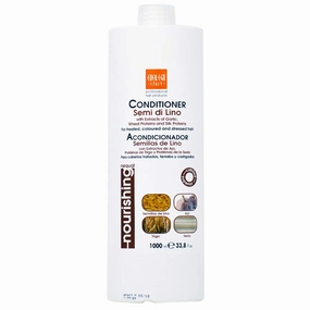 EVER EGO SEMI DI LINO CONDITIONER (33.8oz) with Extracts of Garlic, Wheat Proteins and Silk Proteins