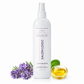 Everyday Leave-In Conditioning & Detangling Spray, Lavender - Clean & Pure, Salon Quality, Naturally Scented, Repairs Damaged Hair, Moisturizing Treatment, Safe for Color Treated Hair