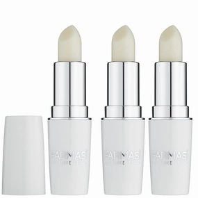 Farmasi 3-Pack Lip Conditioner New Formula with shea butter - Moisturizing Lip Care Softening Rejuvenating Non-Greasy All Skin Types