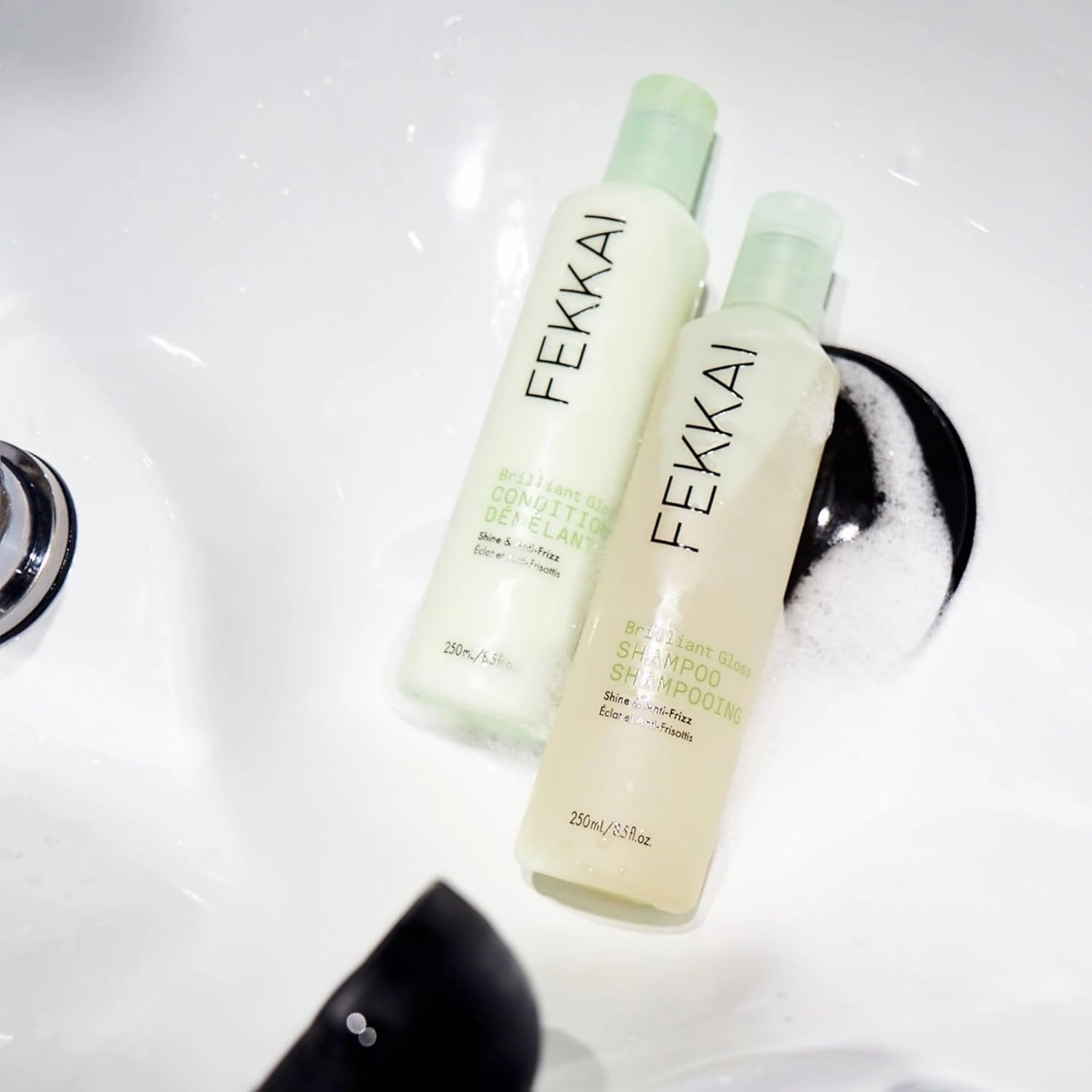 Fekkai Brilliant Gloss Conditioner - 8.5 oz - Transforms Hair with 4X Shine - Free of Sulfates, Parabens, Phthalates - Vegan, Cruelty-Free