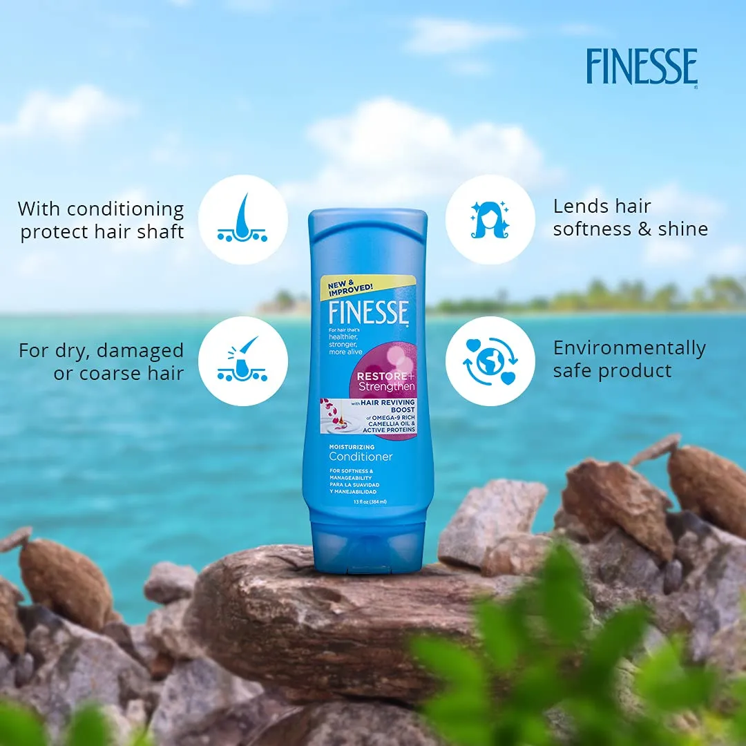 Finesse Restore   Strengthen, Moisturizing Conditioner 13 oz (Pack of 6)