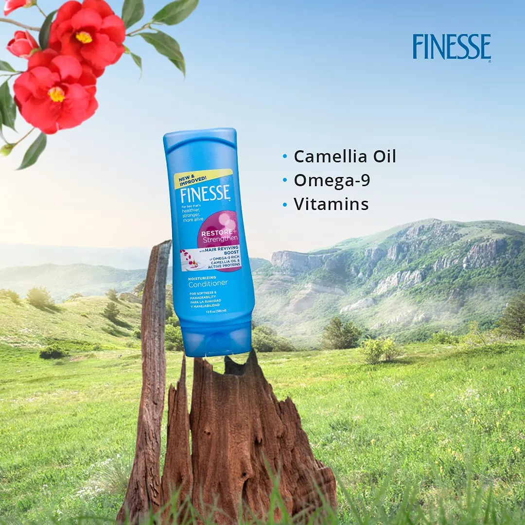 Finesse Restore   Strengthen, Moisturizing Conditioner 13 oz (Pack of 6)