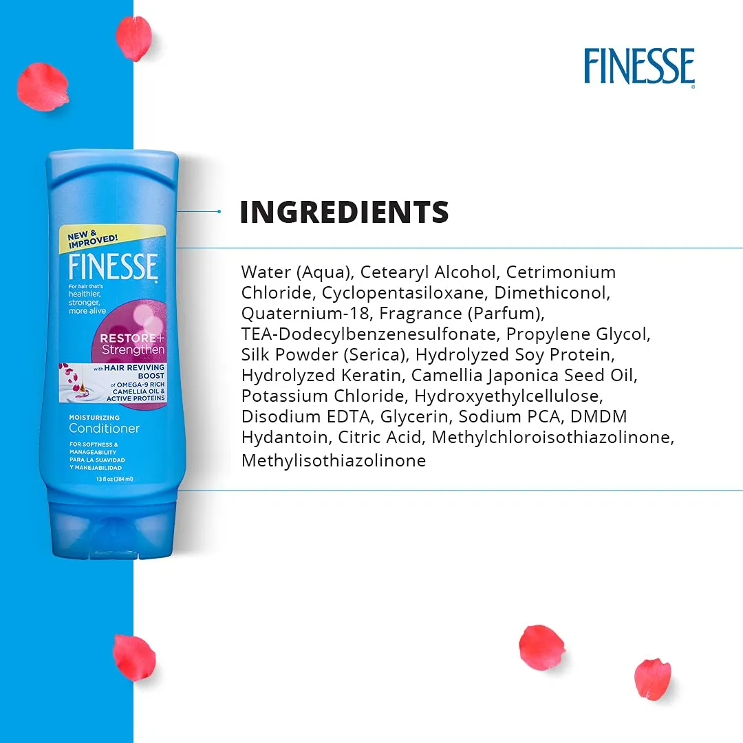 Finesse Restore   Strengthen, Moisturizing Conditioner 13 oz (Pack of 6)