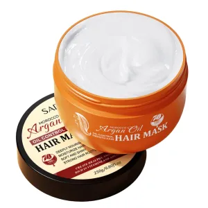 For SADOER Argan Oil Hair Mask,Smooth Slip Fluffy Hairstyle,Moisturizing and soothing Hair Care Masks,nourishes hair,leaving it strong and shiny 250g 8.8 FL OZ