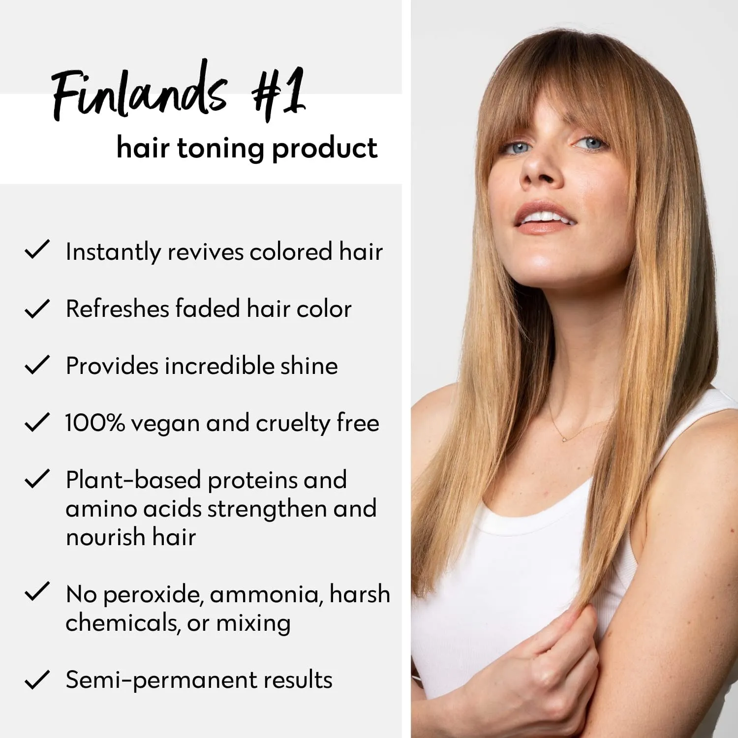 FOUR REASONS Color Mask - Latte - (27 Colors) Toning Treatment, Color Depositing Conditioner, Tone & Enhance Color-Treated Hair - Semi Permanent Hair Dye, Vegan and Cruelty-Free, 6.76 fl oz