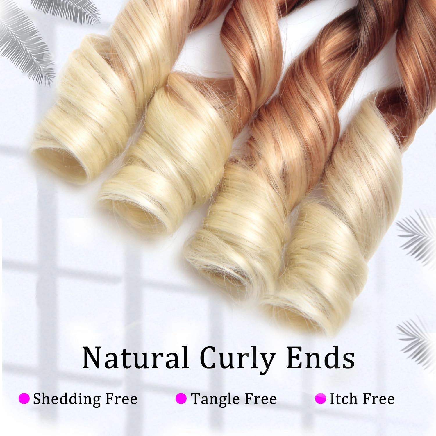 French Curl Braiding Hair 12Inch 8Packs French Curl Crochet Braids Short Curly Crochet Hair Bouncy Synthetic knotless Braiding Extensions(1B/30/613, 12inch)