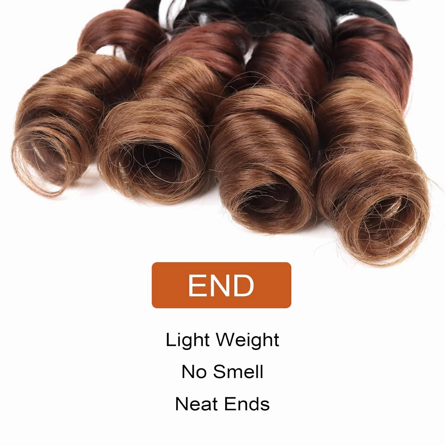 French Curly Braiding Hair Curly Braiding Hair 14 Inch 8 Packs Spanish Braiding Hair for Box Braids Pre Stretched French Curl Crochet Braids Braiding Hair Extensions(14 Inch/Pack of 8, 1B/33/30)
