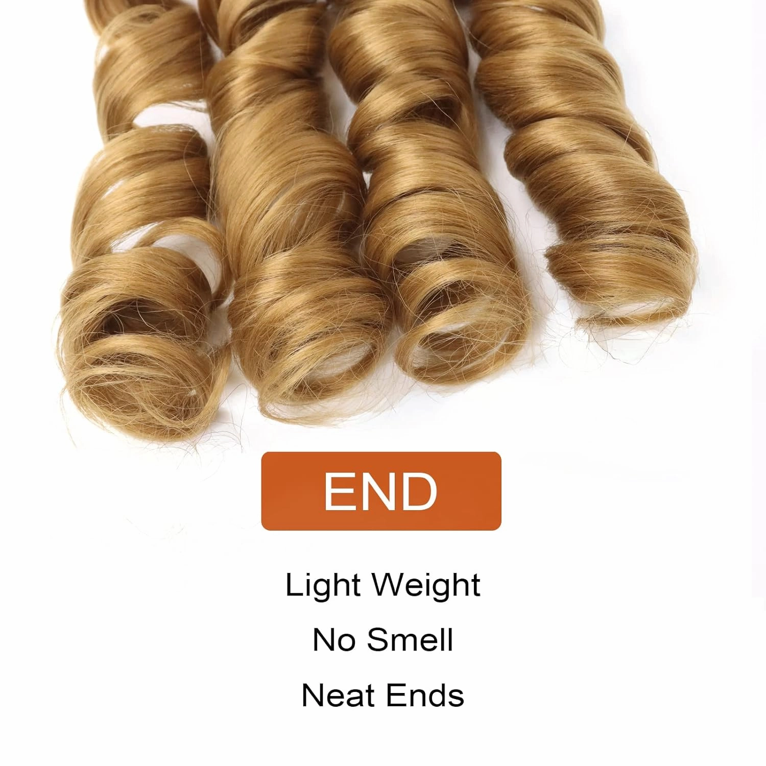 French Curly Braiding Hair Pre Stretched for Goddess Braids 14 Inch 8 Packs Spanish Braiding Hair Bouncy Braiding Hair French Curl Crochet Braids Blonde Braiding Hair Extensions(14 Inch/Pack of 8, 27)