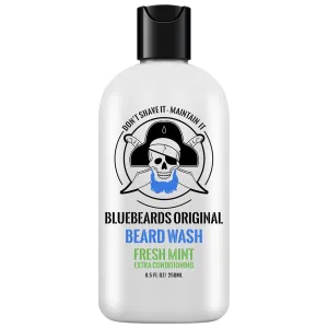 Fresh Mint Beard Care for Men, 8.5 oz. - Natural Peppermint Oil Formula for Deep Cleansing, Softening, and Conditioning Beard and Skin - Made in USA