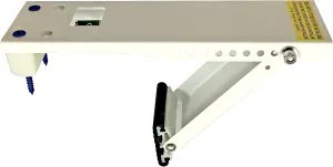 Frost King ACB80H Small, Universal Air Conditioner Support Brackets, Safely Supports Window AC Units Up To 80 Lbs (5,000 To 10,000 BTUs), Steel, Rugged Construction